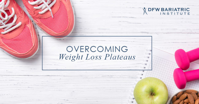 overcoming weight loss plateaus graphic