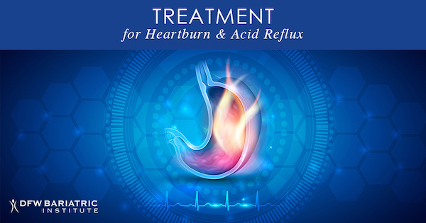 treatment for heartburn and acid reflux graphic