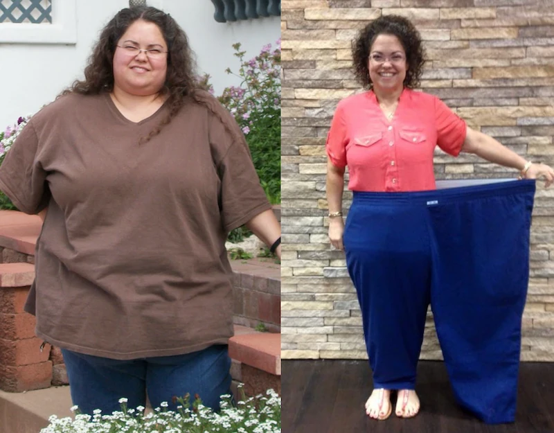 Crystal's Weight Loss before and after